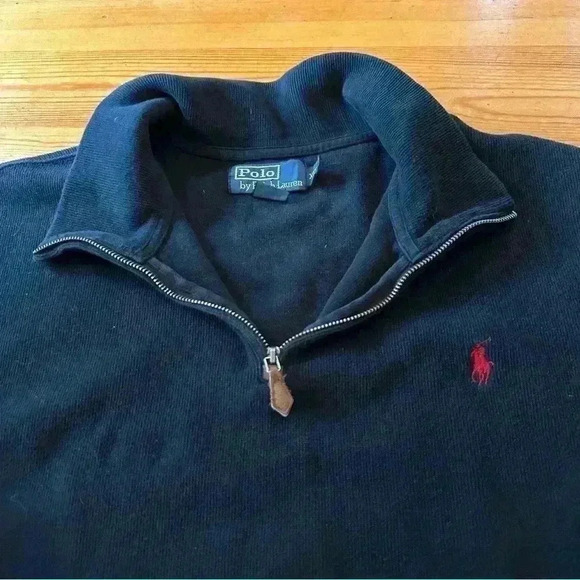 Polo by Ralph Lauren men’s XXL 1/4 zip sweater - Picture 3 of 13